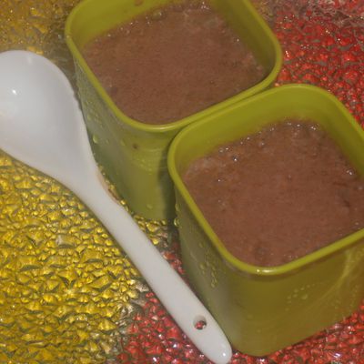 Flan au chocolat (Micro Vap' "Tupperware")