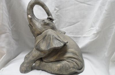 Sculpture éléphant 