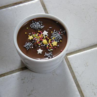 Crème dessert au chocolat avec le companion de Moulinex