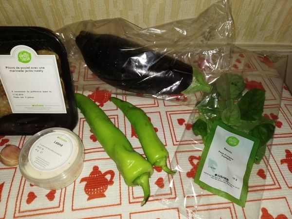 contenu de la box alimentaire Hello Fresh (première semaine février 2019) @ Tests et Bons Plans