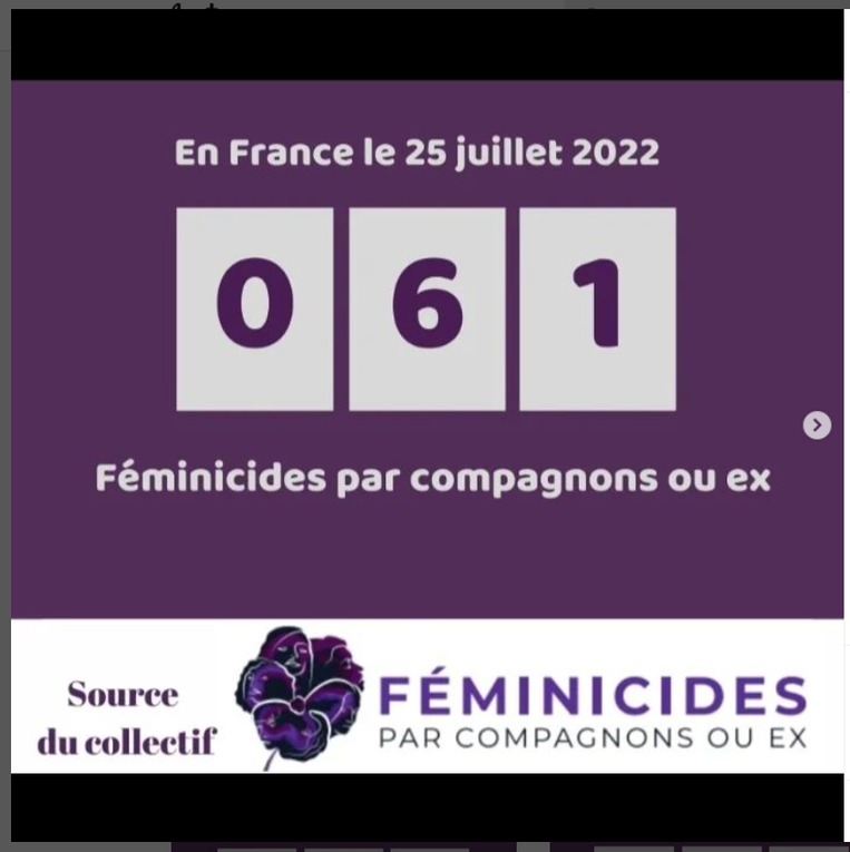 91 EME FEMINICIDES DEPUIS LE DEBUT  DE L ANNEE 2022 