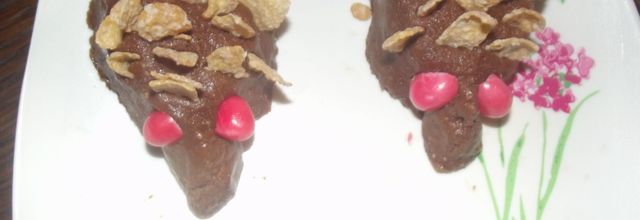 hérisson au chocolat