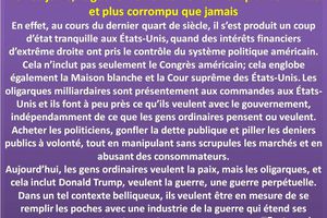 De nos jours, le gouvernement américain est plus centralisé et plus corrompu que jamais