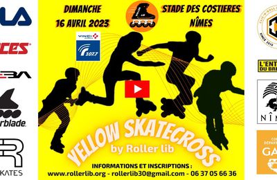 Radio Vinci Autoroute parle du Yellow Skatecross by Roller Lib Nîmes