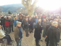 Rassemblement des "CAPER 04" Devant l'Usine avec René VINCENT en Prise de Parole