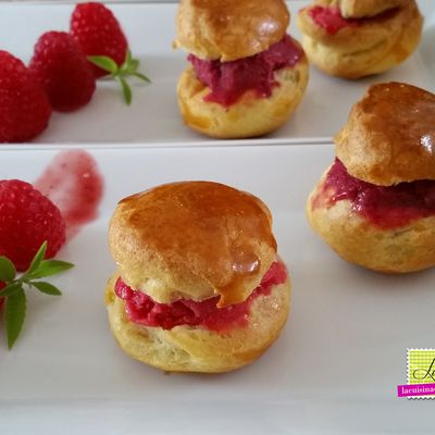 Profiteroles aux Framboises