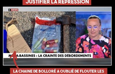 Mégabassines : comment la gendarmerie et Cnews manipulent l’opinion