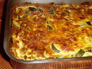 flanc de courgettes