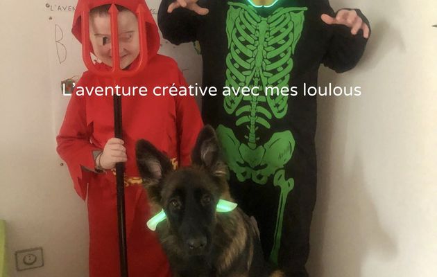 Chasse aux bonbons d’Halloween pendant le confinement 