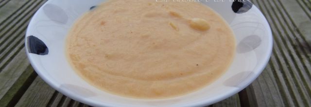 Crème de carottes et panais au gingembre