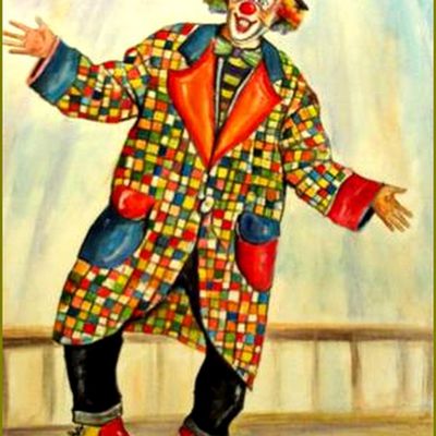 Clowns en peinture -  David Lapierre