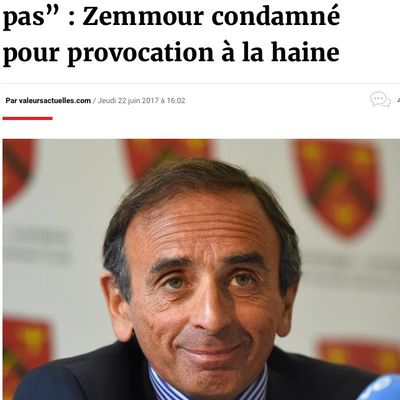 Zemmour dans Le Figaro :
