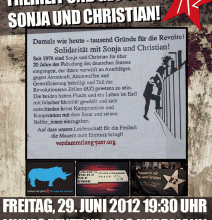 Christian Gauger et Sonja Suder. Réunion d'information à Stuttgart le 29 juin - Manifestation le 7 juillet à Francfort - Mobilisons-nous.