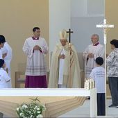 Messe de clôture des #JMJ2023 au parc du Tage ("Camp de la Grâce") présidée par le pape François