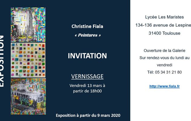 Exposition Galerie Les Maristes Mars 2020