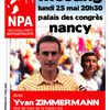 Lundi 25 mai à Nancy avec Olivier Besancenot et Yvan Zimmermann