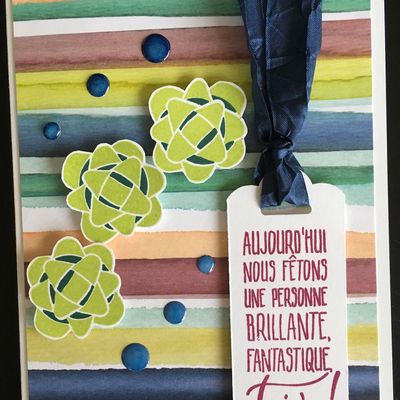 [SU#34] Anniversaire, noeuds cadeau et feutres à alcool