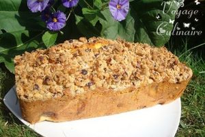 Crumble cake banane-raisins