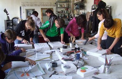 Les ateliers artistiques au CCE (Saint-Jean-d’Angély 1.11.2010)