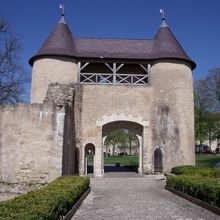 The castle of Vic-sur-Seille in Moselle