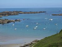 Carte postale de Bretagne : Trébeurden, pointe de Bihit et les îles