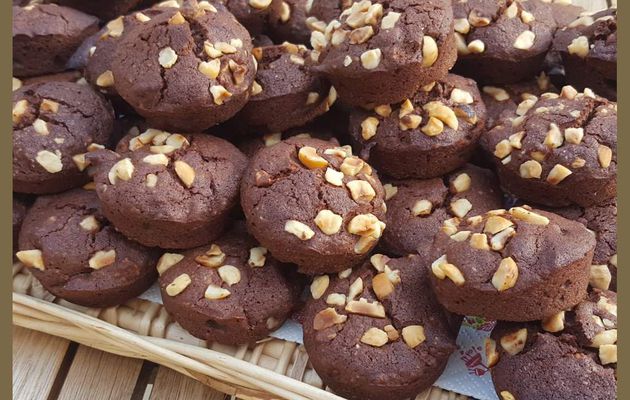 Financiers chocolat noisette