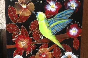  peintures de colibris