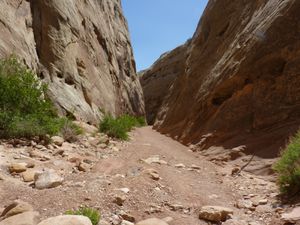 Capitol Gorge et Grand Wash trail. Capitol Reef