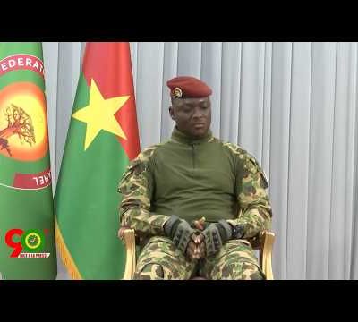 Le Capitaine Ibrahim TRAOR? face à la presse nationale et internationale