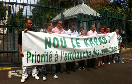 Agorah : Manifestation devant la Région, une délégation reçue par un élu