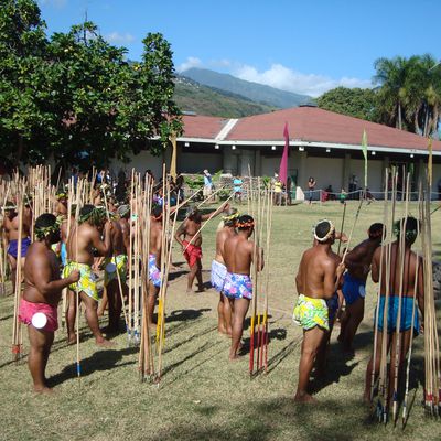 Concours de sports traditionnels pour le Heiva