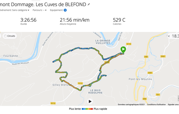 LE Mont DOMMAGE, Les Cuves de BLEFOND (25 Doubs; Baume les Dames)