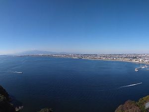 La "Enoshima Sea Candle tower" et le panorama