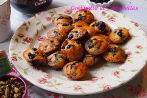 Mini muffins aux Cassis de Fougerolles