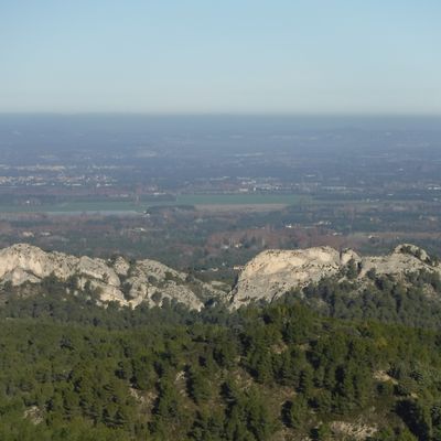 Le Roc des Alpilles à Saint Rémy de Provence le 17 décembre 2023