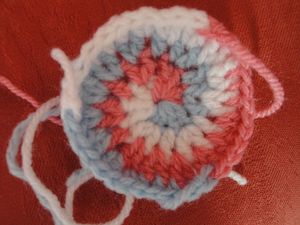 Spirales multicolores-Crochet