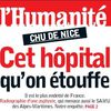 CHU de Nice : cet hôpital qu'on étouffe - les articles parus dans l'Humanité du 26 août