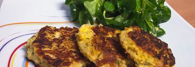 Croquettes de millet aux herbes