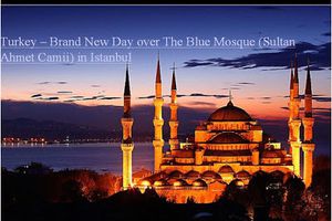 Amazing View of Blue Mosque Turkey