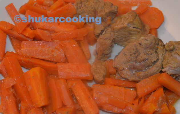 Tajine de veau aux carottes
