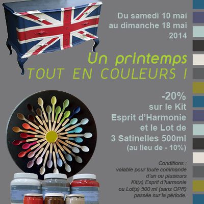 promo un printemps tout en couleurs