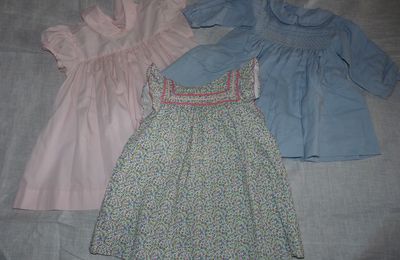 Lot de 3 robes pour petites filles