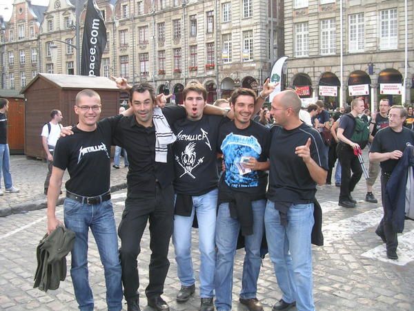 Concert de MetallicA qui s'est déroulé sur la Grand'Place d'Arras le Jeudi 14/08/08 : Tout simplement démentiel !!!!