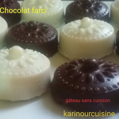 Chocolat fourré .......bonbons sans cuisson. .....شوكولا محشية......حلوى بدون فرن