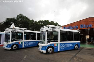 Promotion de l'énergie solaire : Des bus électriques à l'Université Félix Houphouêt Boigny d'Abidjan