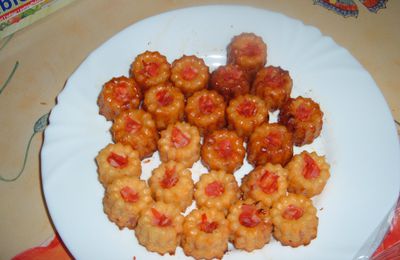 Mini cannelés au chorizo et comté