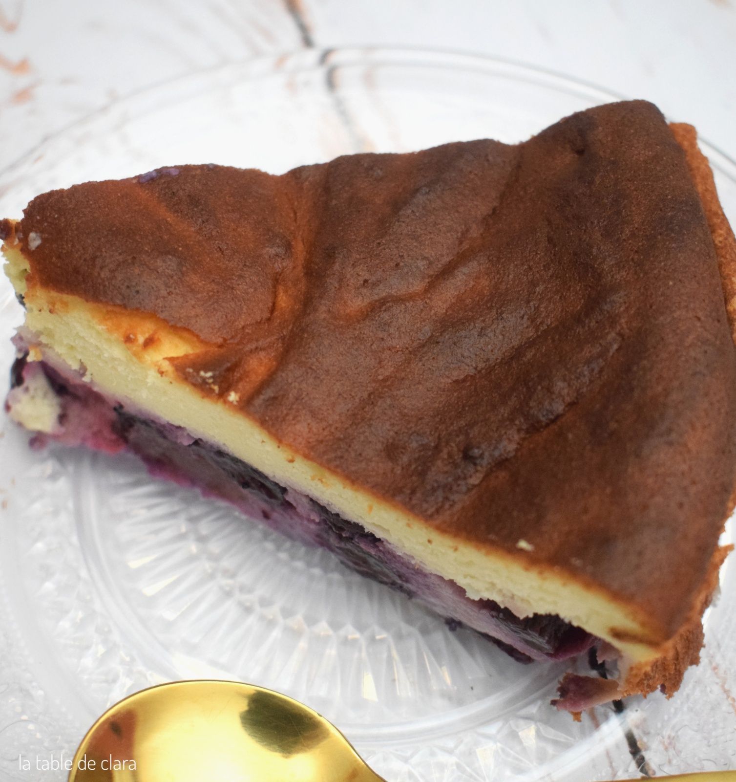 Gâteau fromage blanc fruits rouges
