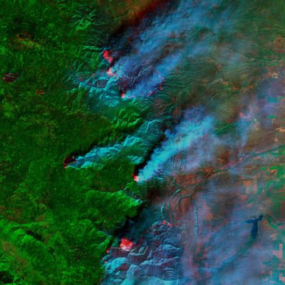 Août 2020 : les incendies géants de Californie vus depuis l’espace