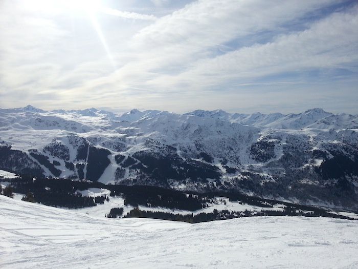 Voiles nuageux sur Courchevel