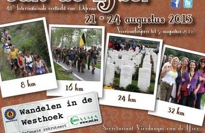 Quatre jours de l'Yser : Ieper : 16km le 24/08/13